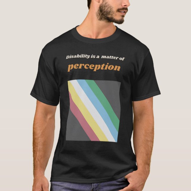 Disability pride tshirt  (Front)