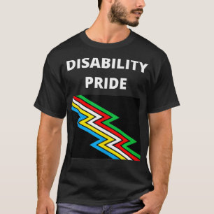 Disability Pride With Flag T-Shirt