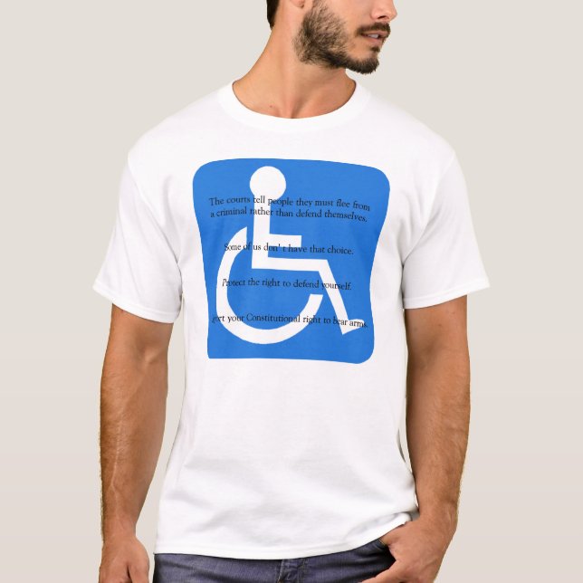 Disability Protection T-Shirt (Front)