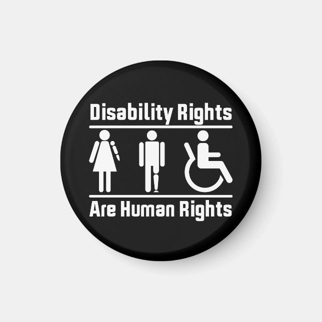 Disability rights are human rights magnet (Front)