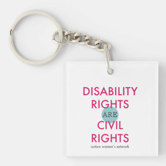 Disability Rights AWN Keychain