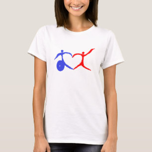 Disability Support T-Shirt Heart Helping Hands