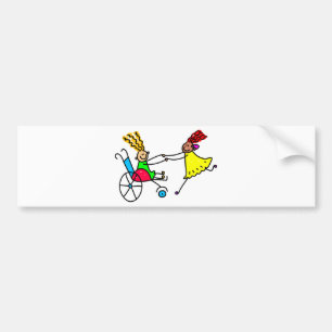 Disabled Friends Bumper Sticker