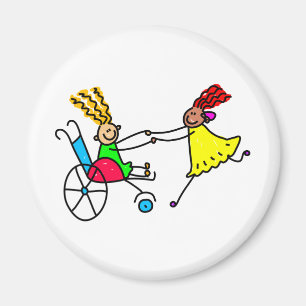 Disabled Friends Magnet