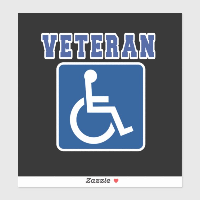 Disabled Handicapped Veteran (Sheet)