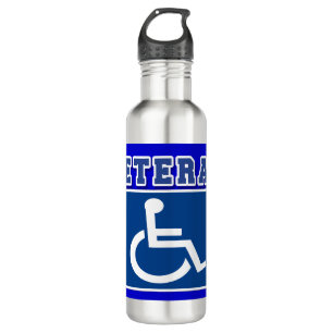 Disabled Handicapped Veteran 710 Ml Water Bottle