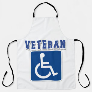 Disabled Handicapped Veteran Apron