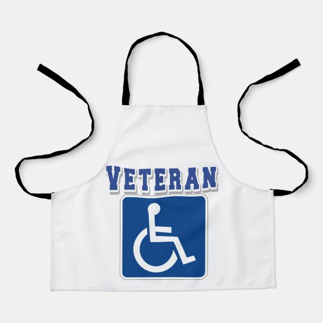 Disabled Handicapped Veteran Apron (Front)