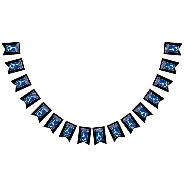 Disabled Handicapped Veteran Bunting (All)