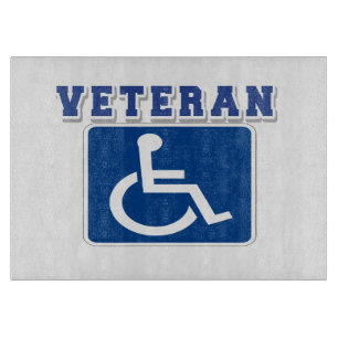 Disabled Handicapped Veteran Cutting Board