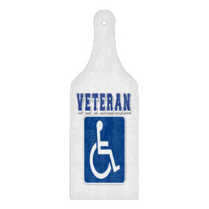 Disabled Handicapped Veteran Cutting Board