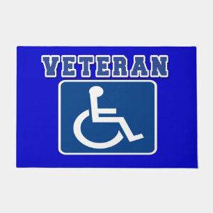 Disabled Handicapped Veteran Doormat