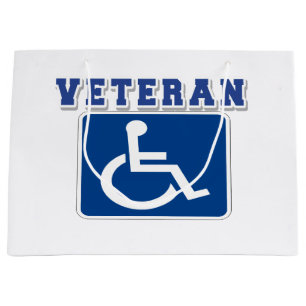 Disabled Handicapped Veteran Large Gift Bag