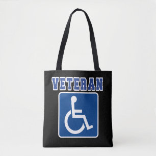 Disabled Handicapped Veteran Tote Bag