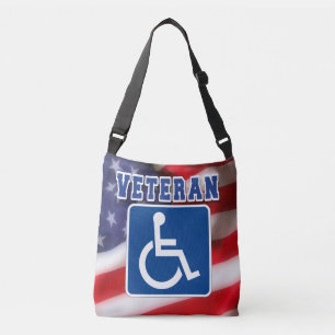 Disabled Handicapped Veteran USA Crossbody Bag