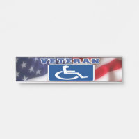 Disabled Handicapped Veteran USA