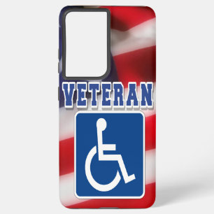 Disabled Handicapped Veteran USA Samsung Galaxy Case
