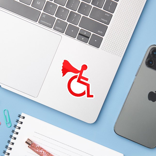 Disabled Hero (Laptop w/ iPhone)