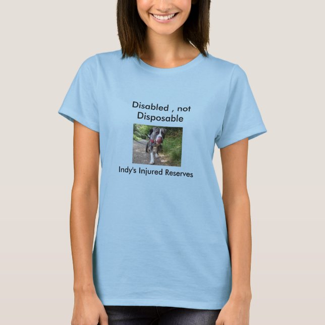 Disabled Not disposable T-Shirt (Front)