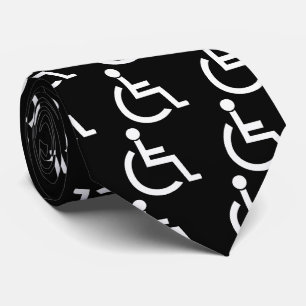 Disabled Persons Graphic Tie
