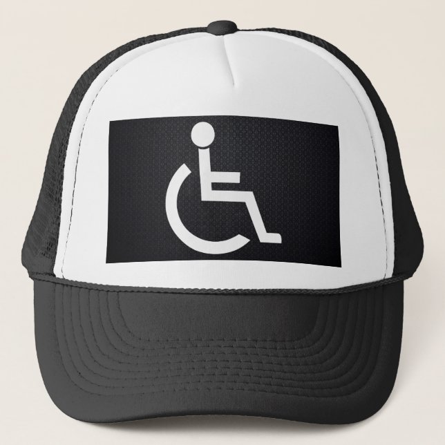 Disabled Persons Graphic Trucker Hat (Front)