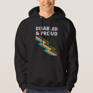 Disabled & Proud  Disability Pride Hoodie