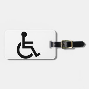 Disabled Symbol Luggage Tag
