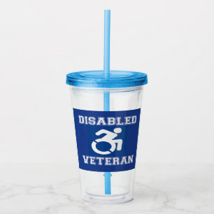 Disabled Veteran Acrylic Tumbler