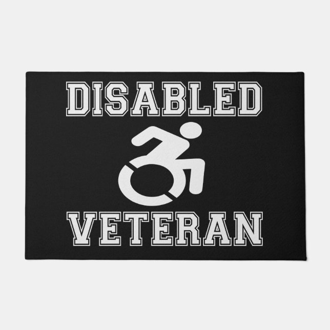 Disabled Veteran Doormat (Front)