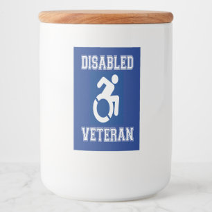 Disabled Veteran Food Label