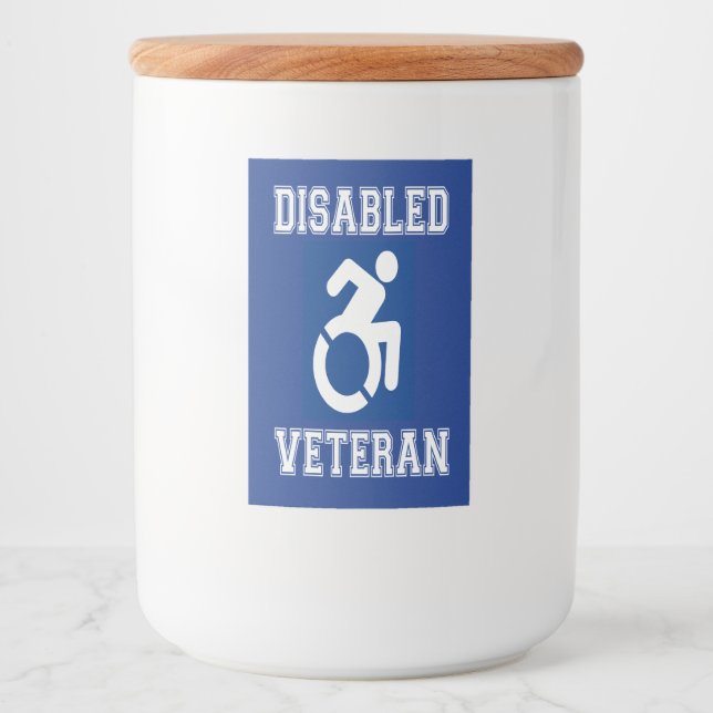 Disabled Veteran Food Label (Front)