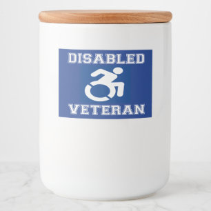 Disabled Veteran Food Label