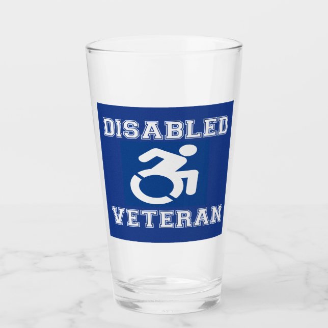 Disabled Veteran Glass (Front)