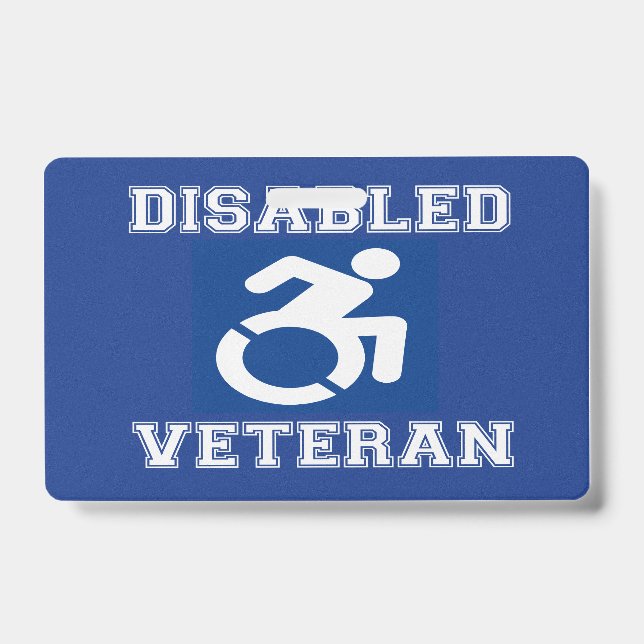 Disabled Veteran ID Badge (Front)