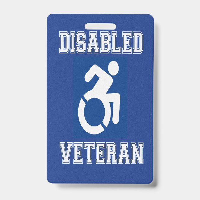 Disabled Veteran ID Badge (Front)