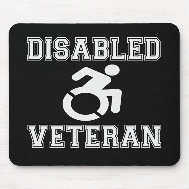 Disabled Veteran Mouse Mat (Front)