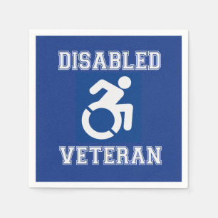 Disabled Veteran Napkin