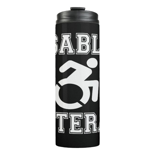 Disabled Veteran Thermal Tumbler (Front)