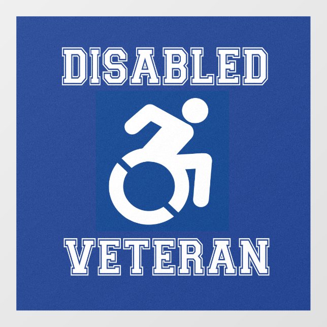 Disabled Veteran Window Cling (Sheet)