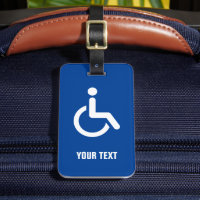 Disabled wheelchair disability icon custom travel 