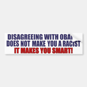 Disagreeing with Obama Bumper Sticker