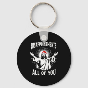 Disapintments All Of You Jesus Funny Christmas Mat Key Ring
