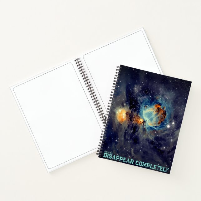 Disappear Into the Cosmic Void Notebook (Inside)
