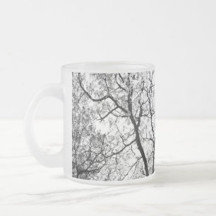 Disappearing 3 frosted glass coffee mug