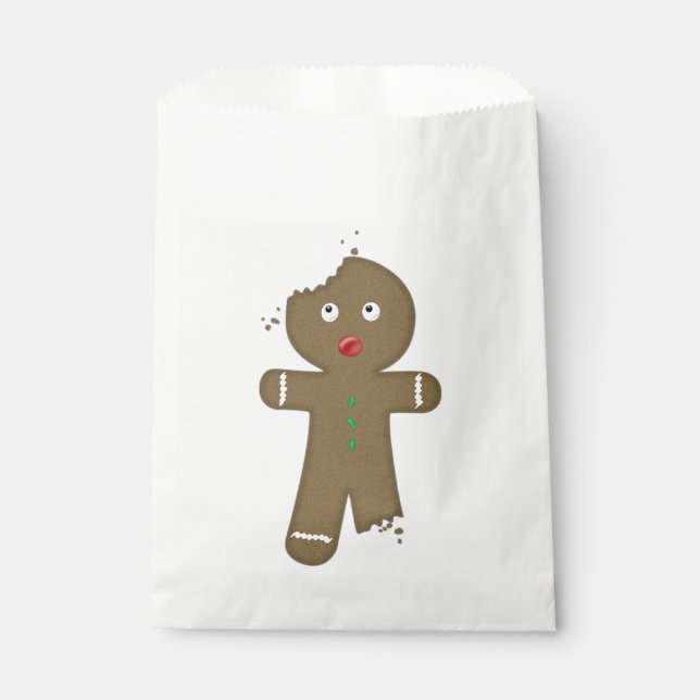 Disappearing Gingerbread Man Favour Bags (Front)