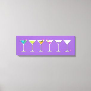 DISAPPEARING MARTINI Gallery Wrapped Canvas
