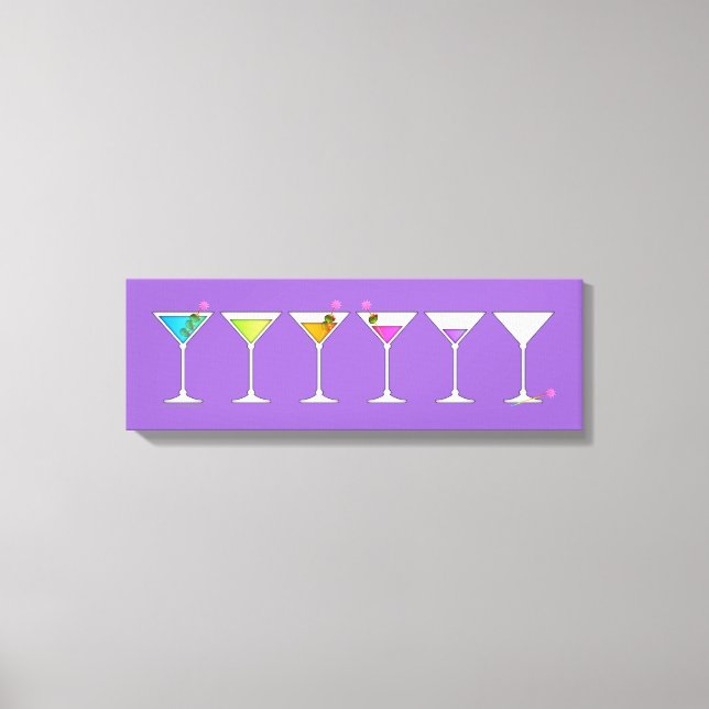 DISAPPEARING MARTINI Gallery Wrapped Canvas (Front)