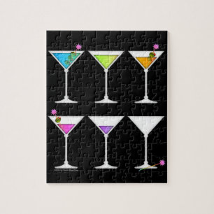 DISAPPEARING MARTINI PUZZLE or PUZZLE GIFT SET