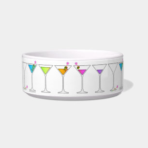 DISAPPEARING MARTINI SNACK or PET BOWL