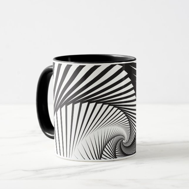 Disappearing Staircase Pattern Mug (Front Left)
